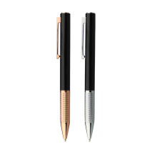 Оптовые канцелярские товары Рекламный предмет Carve Design Metal Pen Высококачественная шариковая ручка с логотипом гравированием